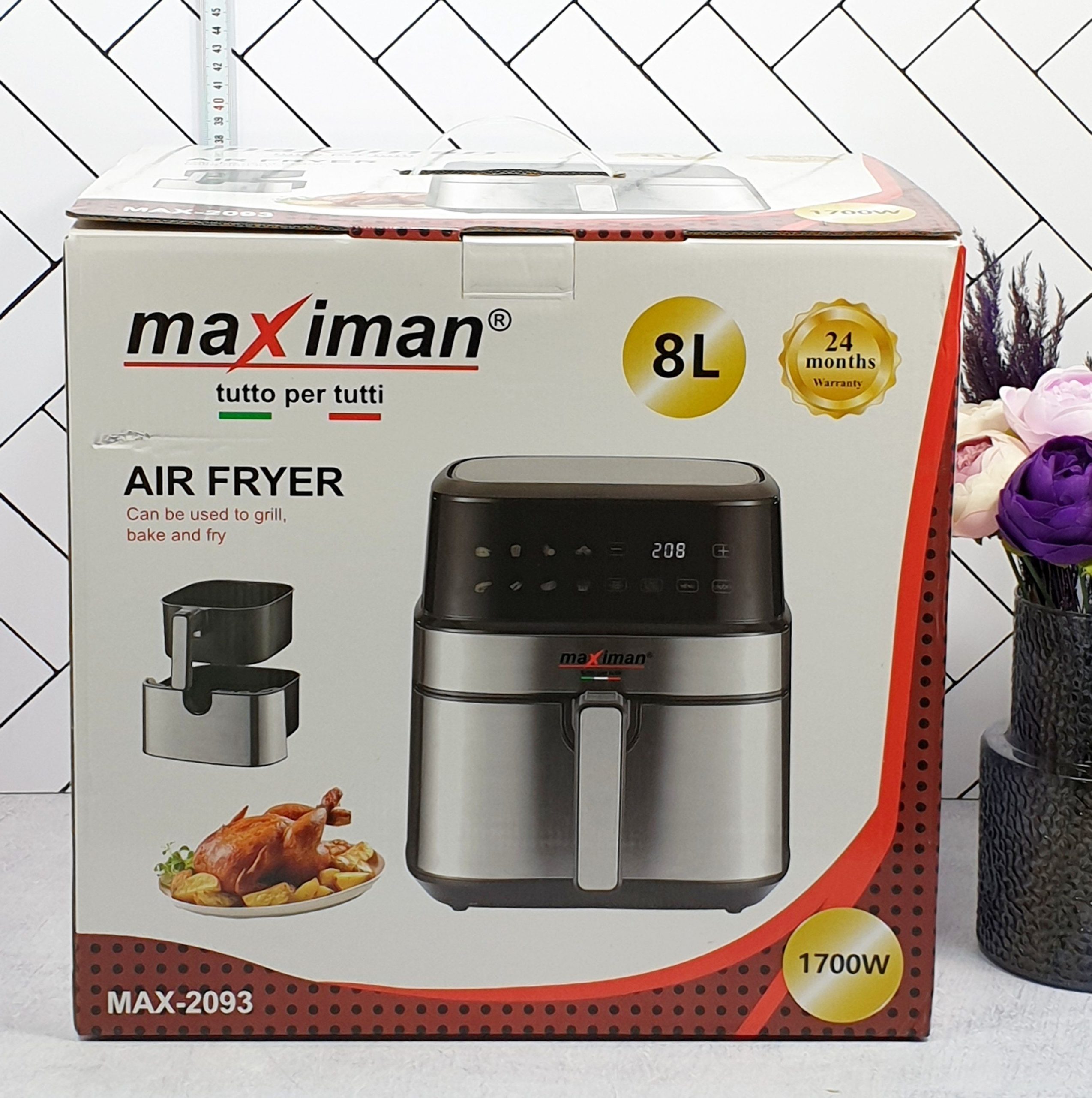 rsl-100082866 سرخ کن 8 لیتری دیجیتالی max-2093 مکسی من (100) - تصویر 1