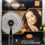 پنکه ایستاده 16 اینچی مشکی nanani NSF-070 نانانی (100)