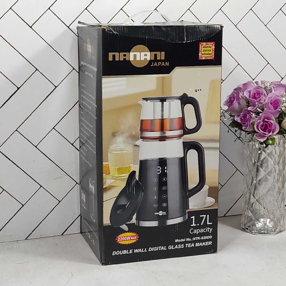 rsl-100097090 چای ساز روهمی دیجیتالی دو جداره 2200 وات NTK-920DD نانانی (1) - تصویر 1