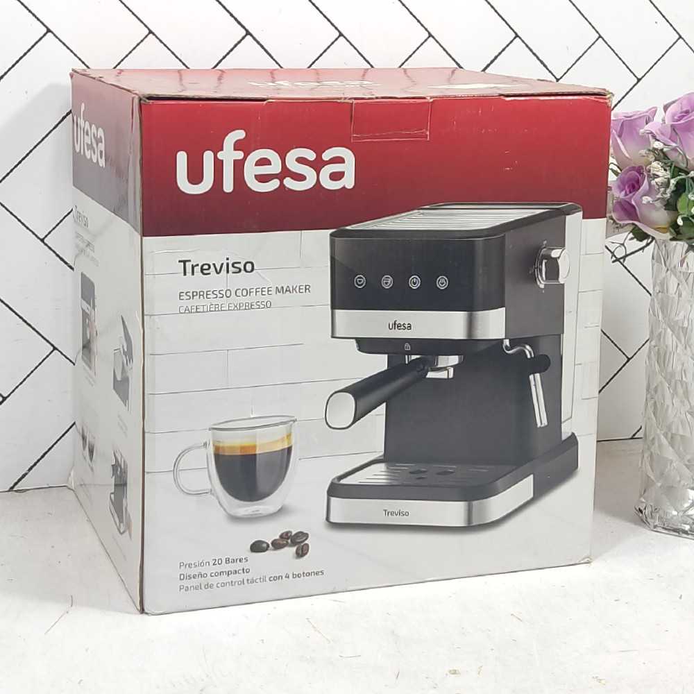 rsl-100097419 اسپرسوساز 20 بار 1050 وات مشکی نقره ای UFESA (1) - تصویر 1